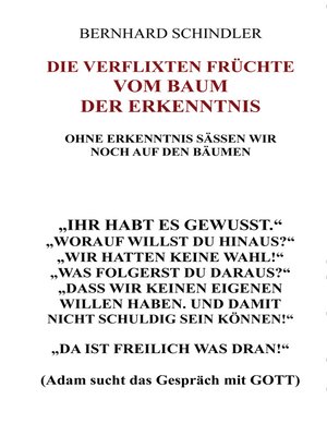 cover image of Die verflixten Früchte vom Baum der Erkenntnis